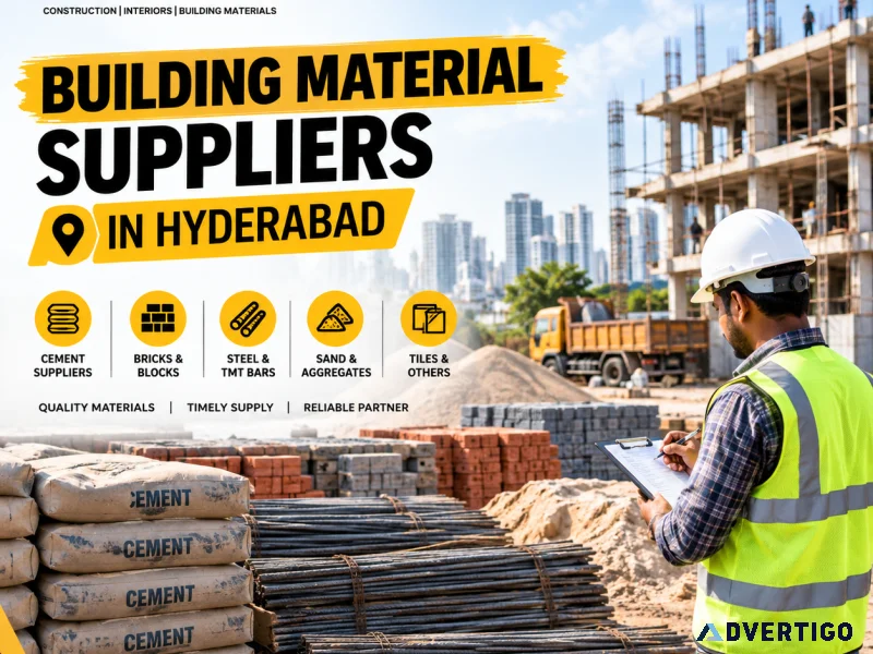 Quality building material suppliers in hyderabad