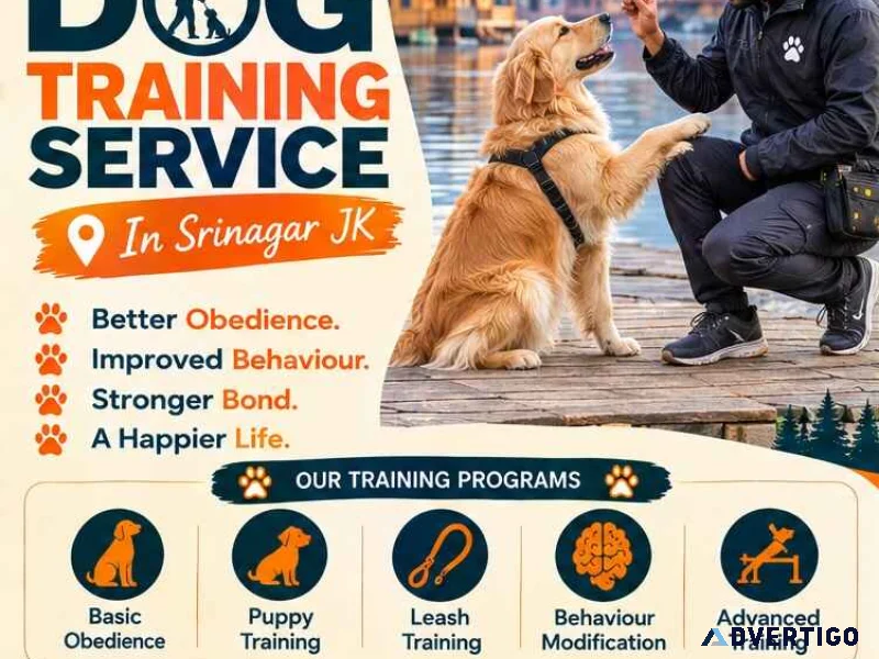 Dog training service in srinagar jk