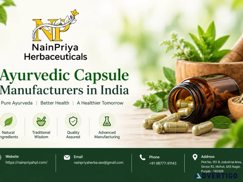 Top ayurvedic capsule manufacturers in india nainpriya hpl
