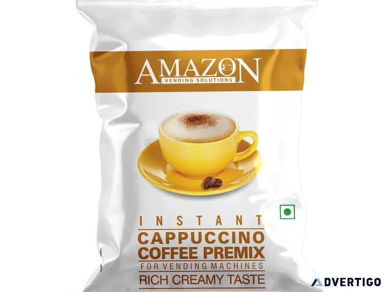 Coffee powder cappuccino