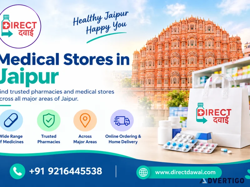 Find nearby medicine shops across jaipur
