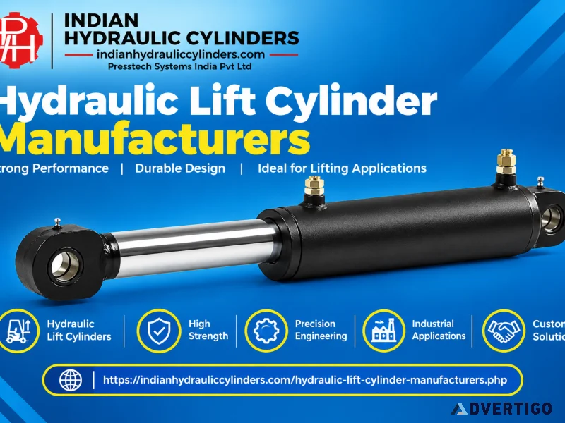 Hydraulic lift cylinder manufacturers for reliable industrial li