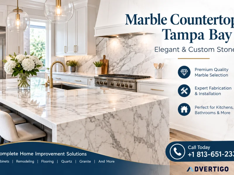 Marble countertops tampa bay elegant custom stone