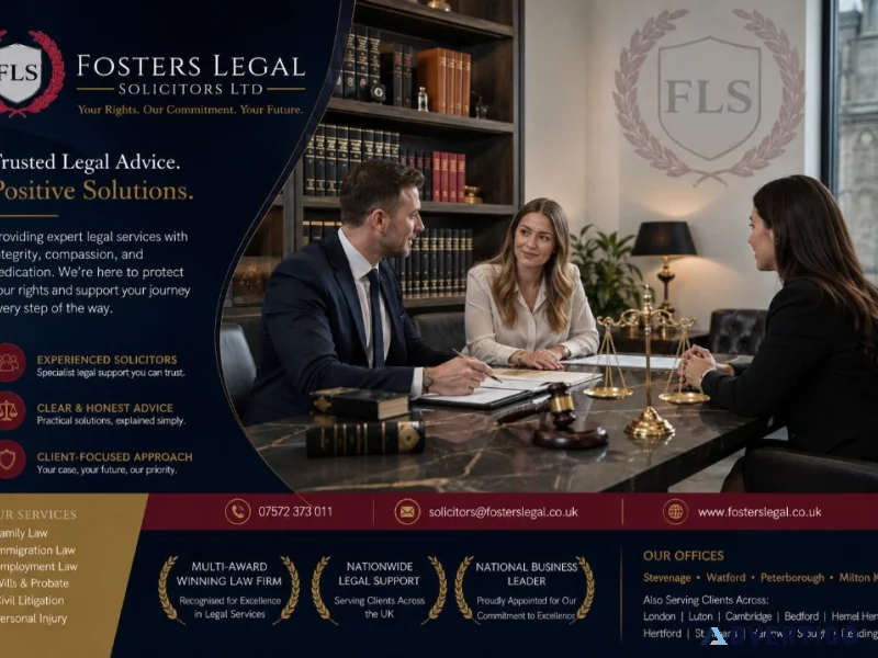 Law firm watford trusted legal advice fosters legal