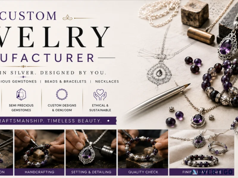 Custom jewelry factory for professional jewelry production