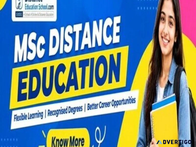 Explore msc distance education
