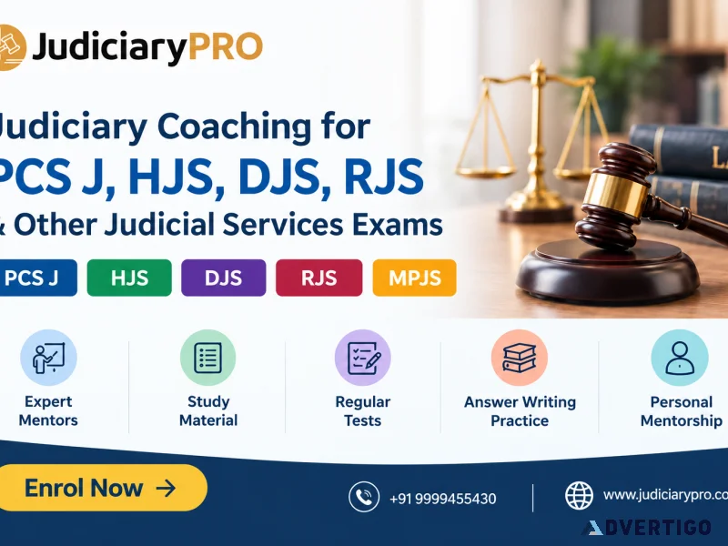 Judiciary coaching for pcs j hjs djs rjs other judicial ser