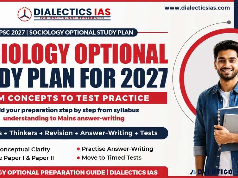 Sociology optional study plan for upsc 2027 from concepts to te