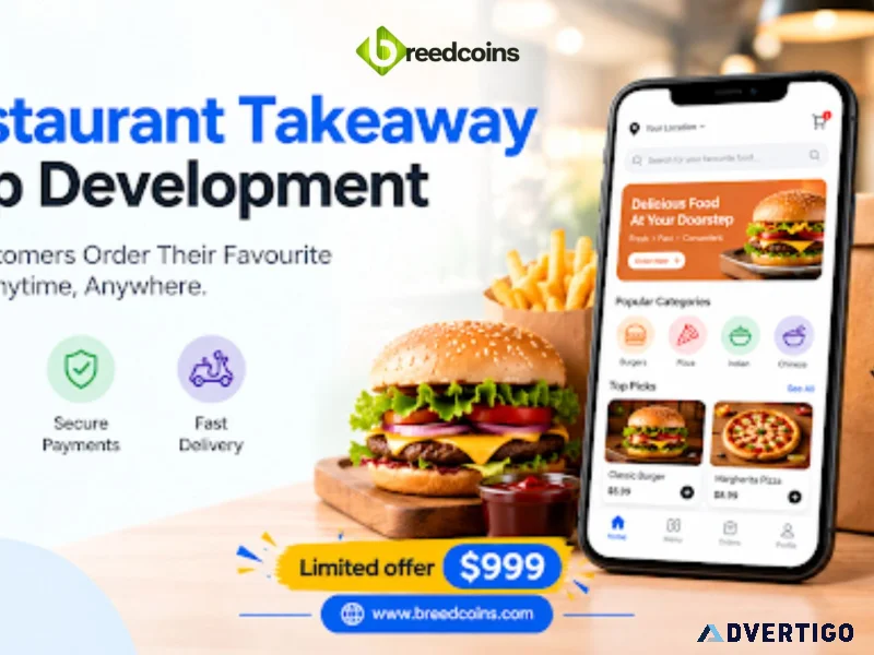 Connect restaurants customers with takeaway app development