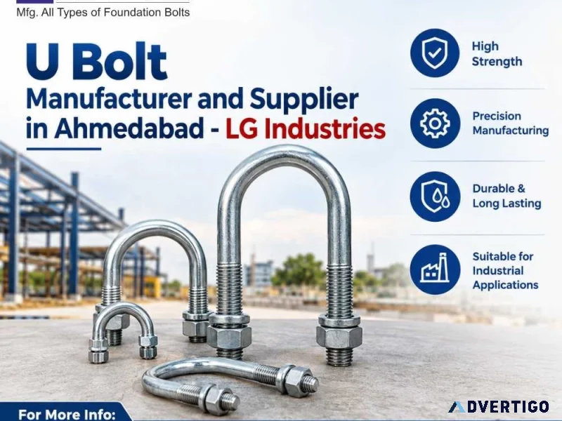 U bolt manufacturer and supplier in ahmedabad lg industries