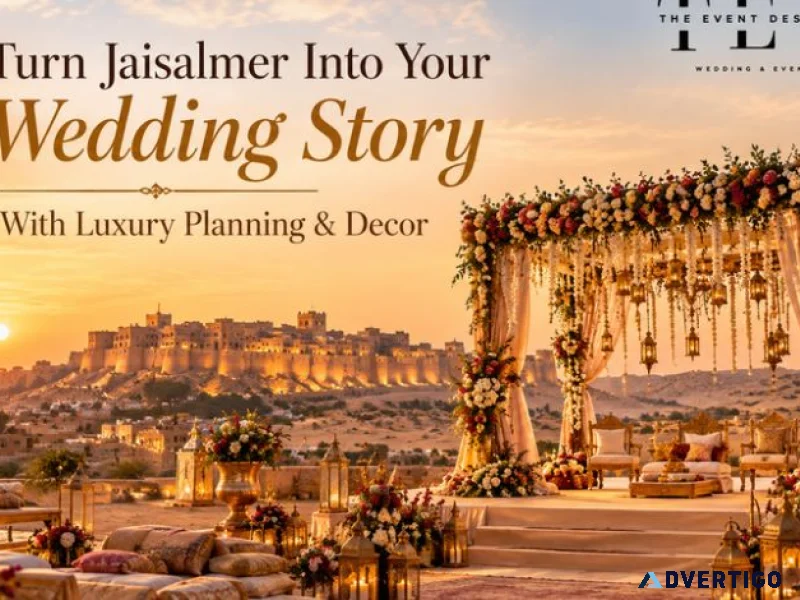 Turn jaisalmer into your wedding story with luxury planning