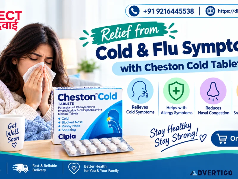 Cheston cold tablet uses and side effects