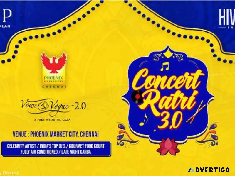 Concert ratri 30 dandiya garba dj night celebration