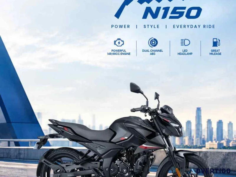 Pulsar n150 powerful performance sporty design amba bajaj