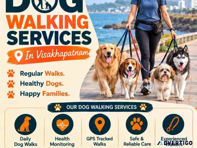Dog walking services in visakhapatnam