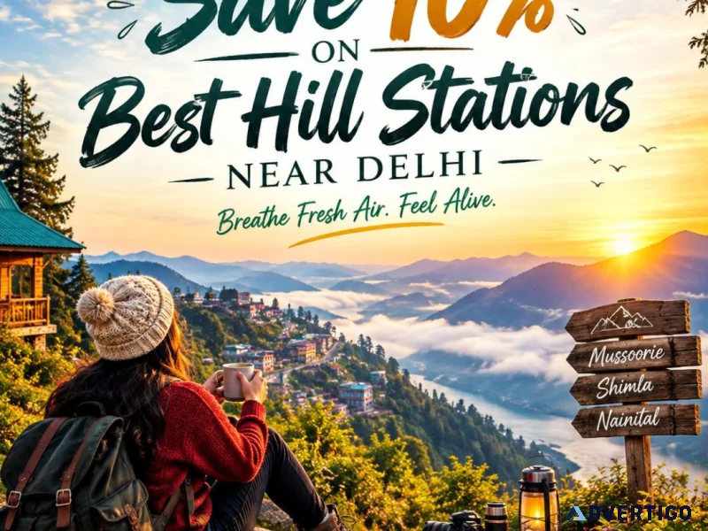 Save 10 on best hill stations near delhi 91 9090484850