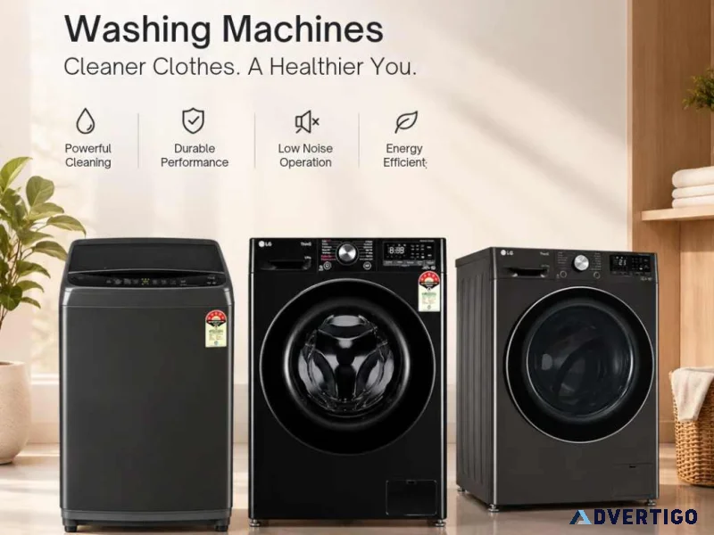 Lg washing machine ai steam wash technology lg by unilet