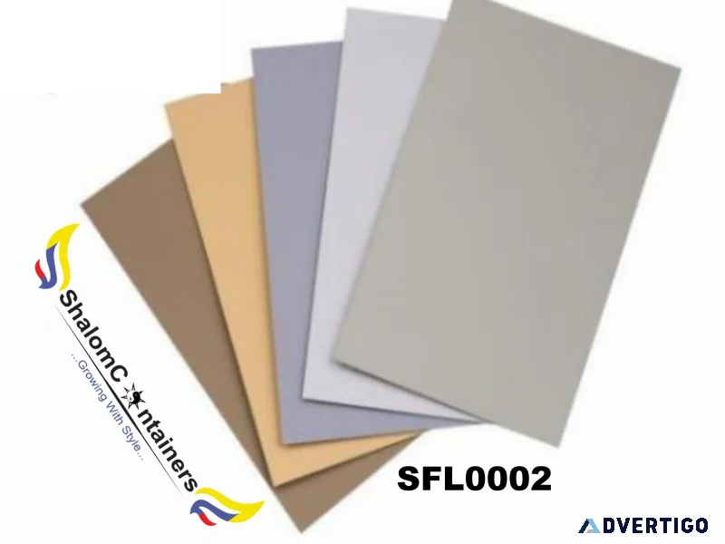 Shalomcontainers fiber glass laminates for constructions