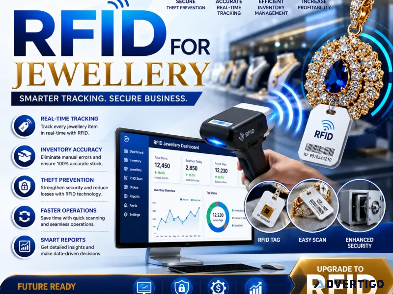 Rfid for jewellery for better stock visibility and tracking