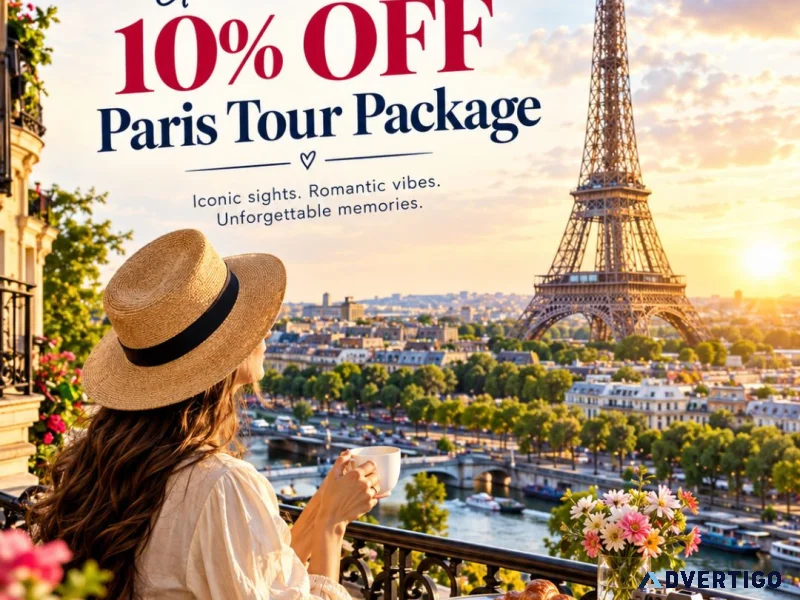 Get exclusive 10 off paris tour package 91 9090484850