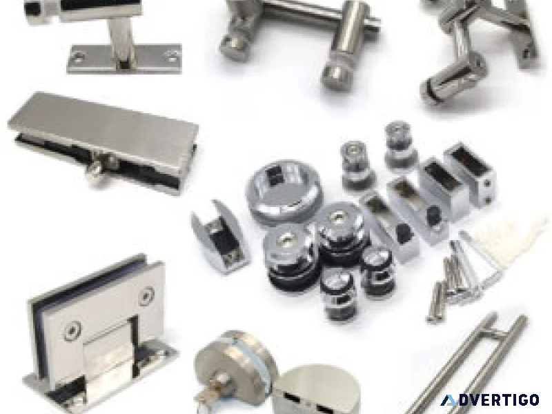 Premium glass hardware strong rust resistant easy to install