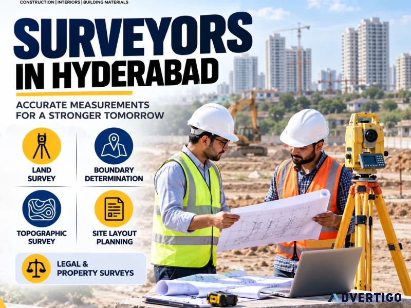 Professional surveyors in hyderabad for construction projects
