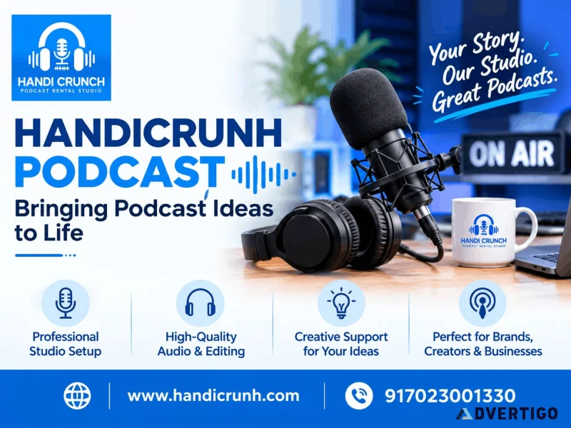 Handicrunch podcast a creative space for podcasters