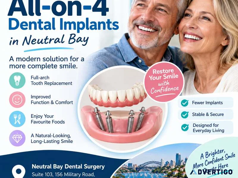 Allon4 dental implants in neutral bay neutral bay dental sur