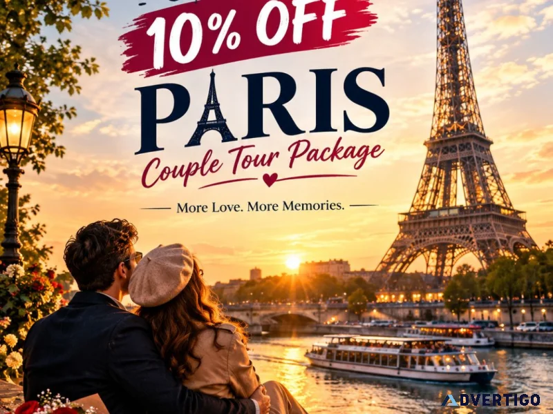 Grab 10 off paris couple tour package 91 9090484850
