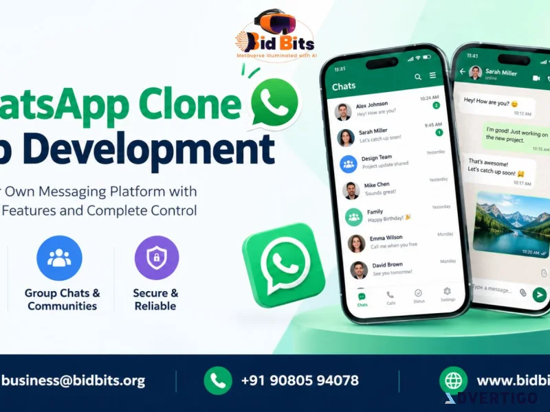 Own your messaging network with whatsapp clone app development