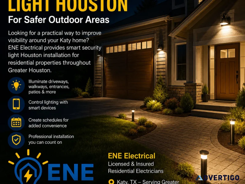 Smart security light houston for safer outdoor areas