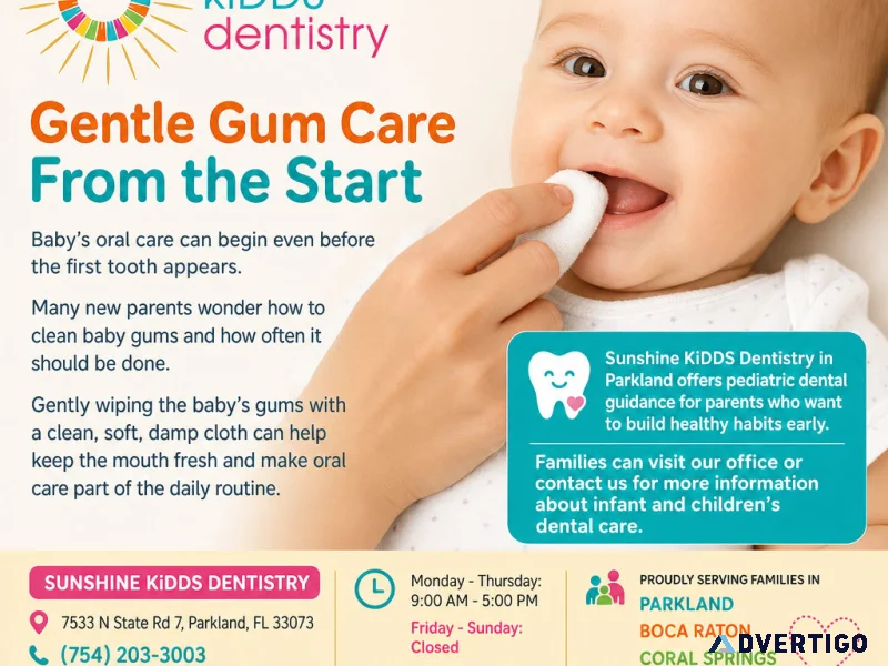 Gentle gum care from the start