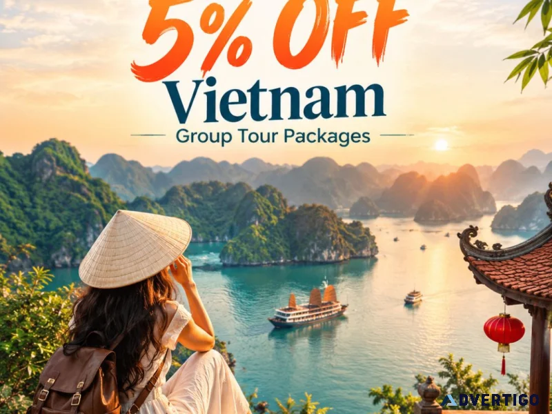 Unlock 5 off vietnam group tour packages 91 9090484850
