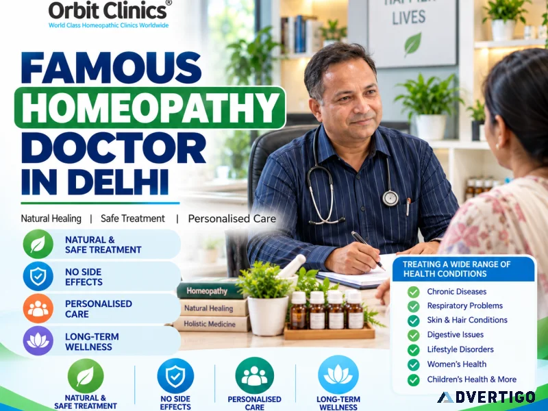 Famous homeopathy doctor in delhi for personalized care