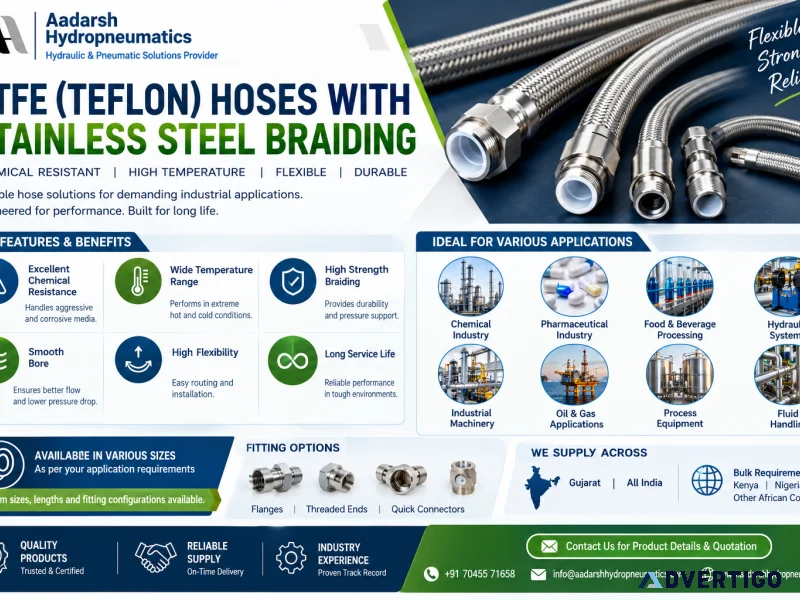 Ptfe teflon hoses