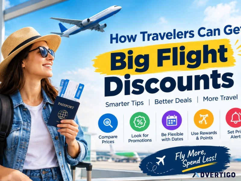 How travelers can get big flight discounts