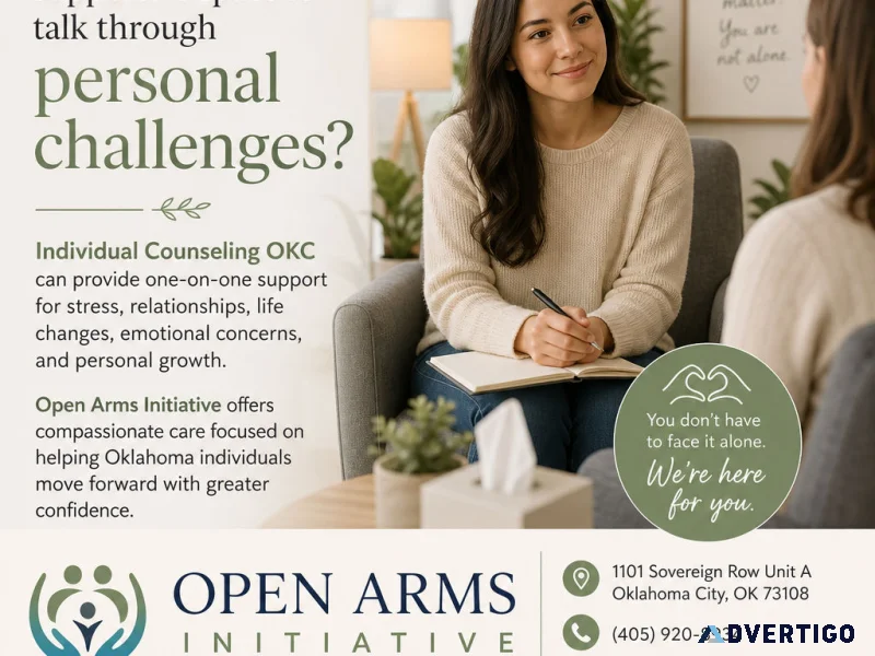Personal support through individual counseling okc
