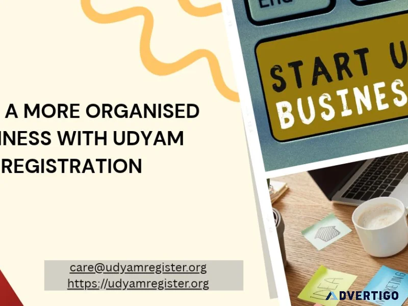 Build a more organised business with udyam registration