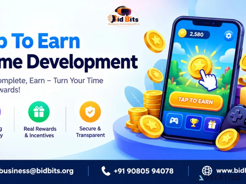 Taptoearn game development for rewardbased apps