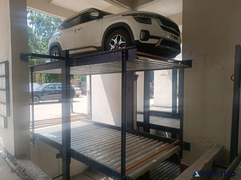 Stack parking system for modern residential buildings