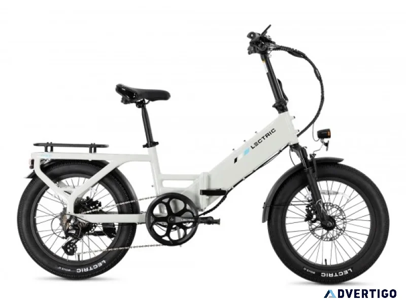 Lectric xp4 stepthru stratus white electric bike