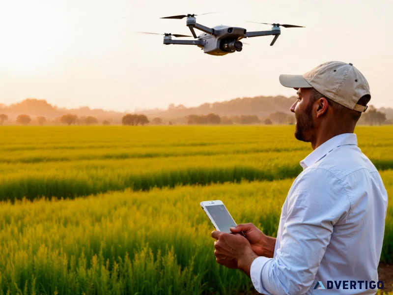 Agri drone manufacturer india for precision agriculture compone