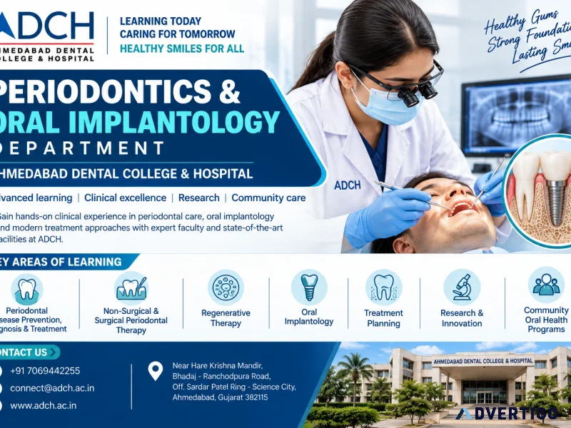 Periodontics oral implantology