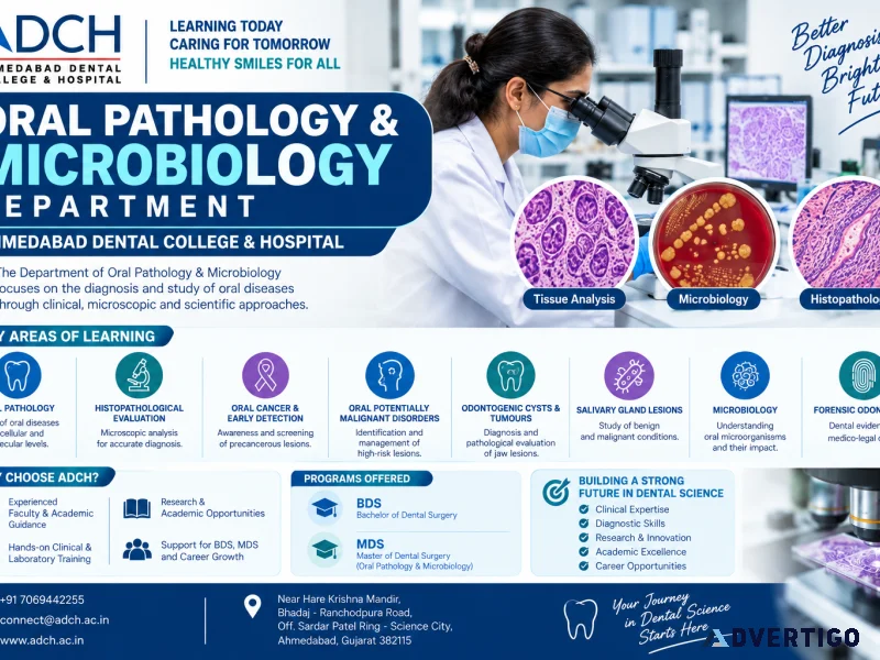 Oral pathology and microbiology department