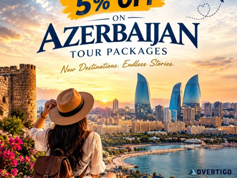 Limited 5 off on azerbaijan tour packages 91 9090484850