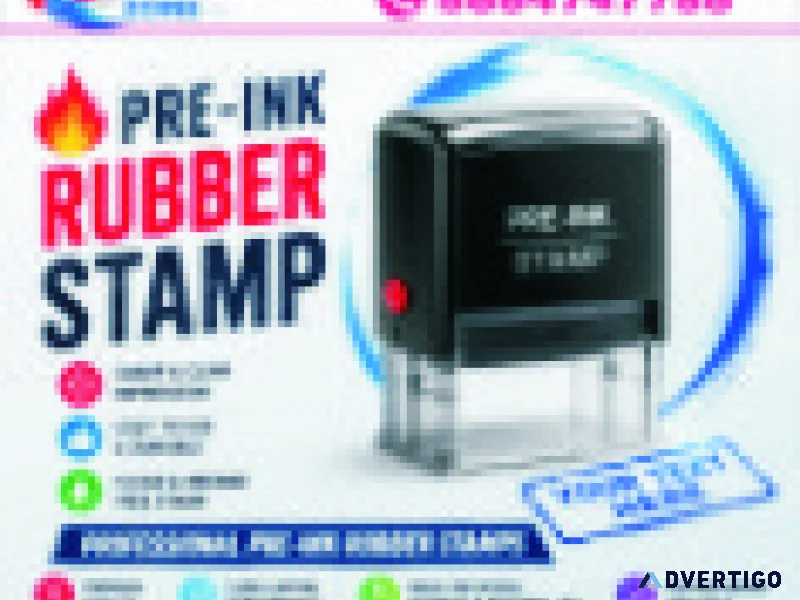 Rubber stamp quality printing corporate gifts creative zon