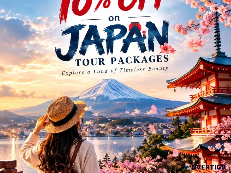 Grab 10 off on japan tour packages 91 9090484850