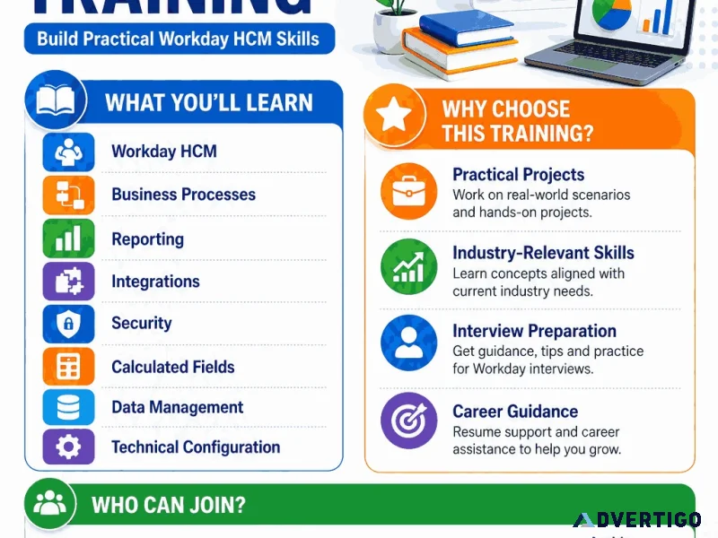 Workday hcm technical training online course with practical pr