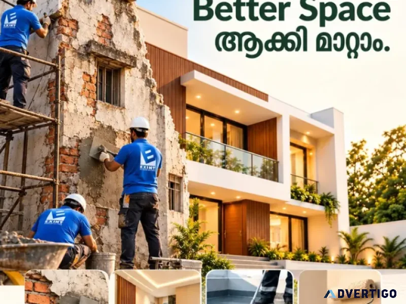 Construction companies in kochi exint