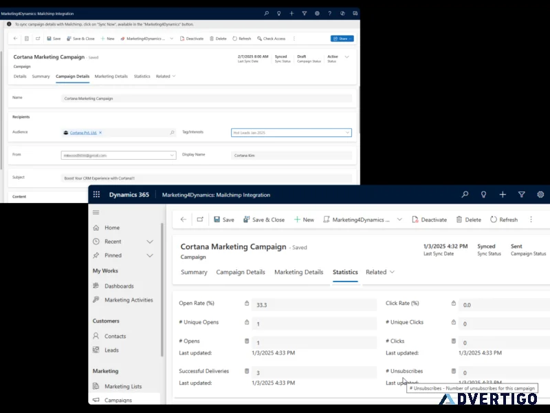How to integrate mailchimp with dynamics 365 crm for smarter ema